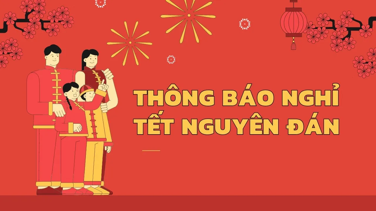 Thông báo nghỉ lễ Tết 1/1/2024