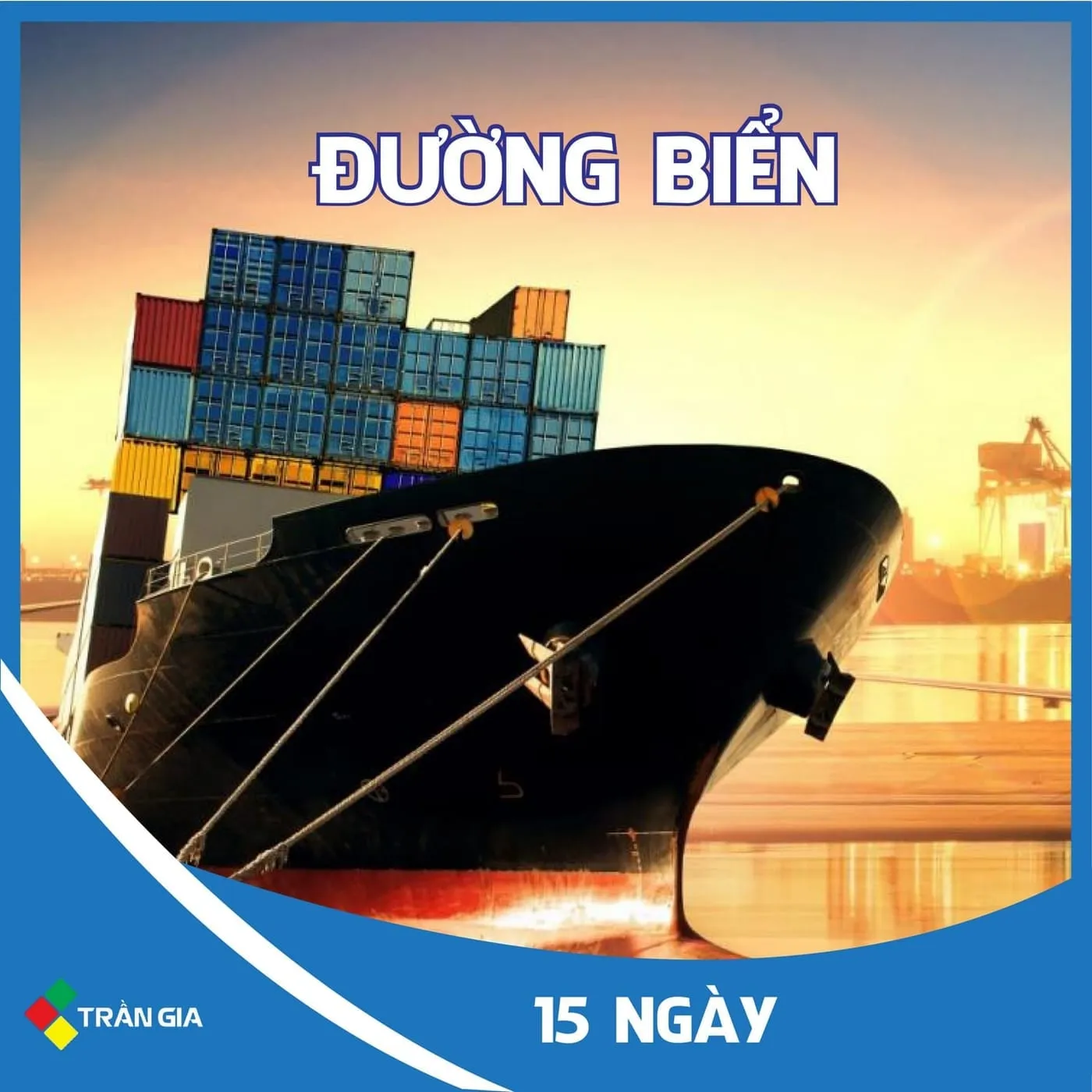 vận chuyển đường biển tại Trần Gia Logistics nhanh chóng, an toàn